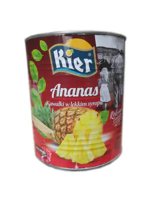 Ananas kawałki 565g Kier Ananas kawałki 565g Kier