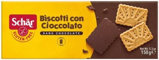 Biscotti con cioccolato - herb. w gorzk.czek.150g/6 Schar