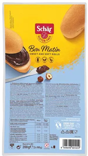 Bułki słodkie Bon Matin 4x50g, Schar