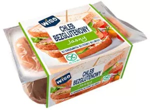 Chleb jasny bezglutenowy 350g Wiso