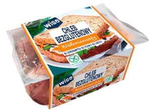 Chleb wieloziarnisty bezglutenowy 350g Wiso