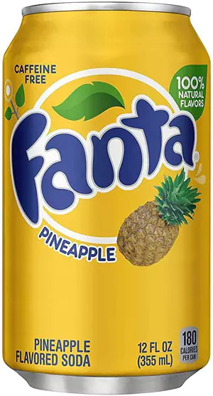 Fanta Pineapple 355ml 12 sztuk Fanta Pineapple 355ml 12 sztuk