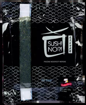 Glony Nori algi Silver 125g,50ark.