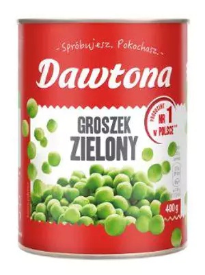 Groszek konserwowy puszka 400g Dawtona