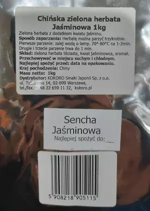 Herbata jaśminowa 1kg Kokoro