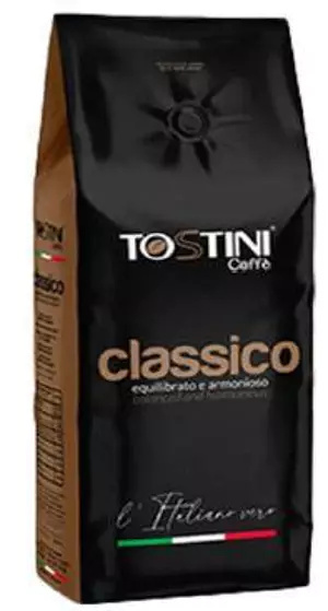 Kawa Classico Blend ziarno 1kg Tostini Kawa Classico Blend ziarno 1kg Tostini
