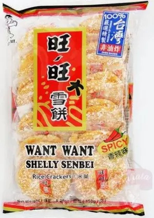 Krakersy ryżowe Hot&Spicy 150g Want Want