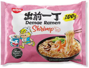 Makar.inst.Demae Ramen Shrimp 100g Nissin