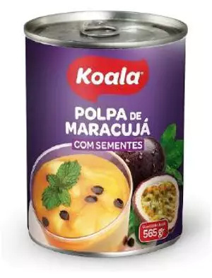 Marakuja pulpa z pestkami puszka 565g Koala Marakuja pulpa z pestkami puszka 565g Koala