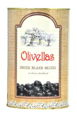 Oliwki czarne b/p Mammoth 2kg, pusz.4,3kg Olivellas
