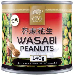 Orzechy Peanut ziemne w Wasabi 140g Golden Turtle