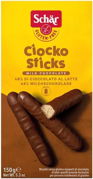 Paluszki Ciocko Sticks w czekoladzie 150g Schar