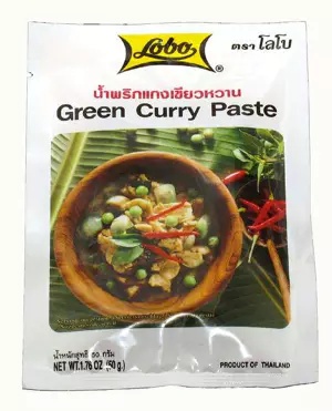 Pasta Curry Green 50g Lobo