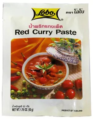Pasta Curry Red 50g Lobo