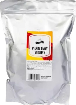 Pieprz biały mielony 1kg K.Świata