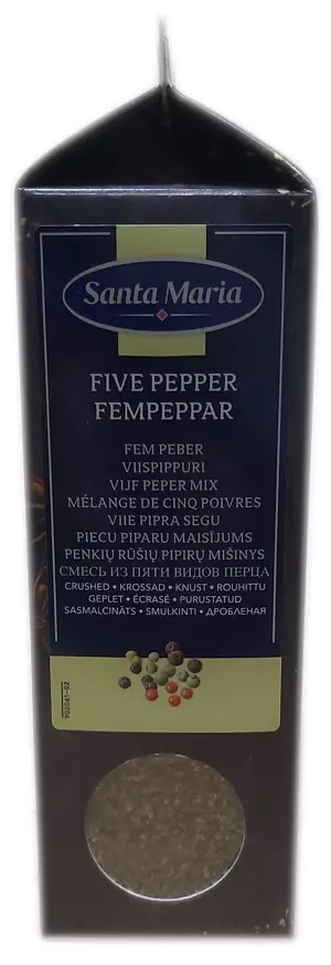 Pieprz mix 5 rodzajów 410g Santa Maria