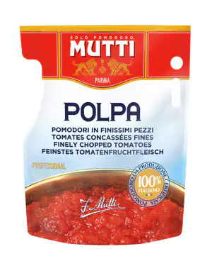 Pomidory Polpa drobno krojone worek 5kg Mutti Pomidory Polpa drobno krojone worek 5kg Mutti