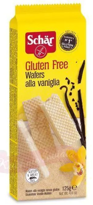 Wafelki waniliowe Wafers alla vaniglia 125g Schar e