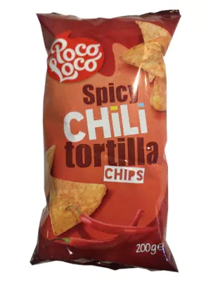 Tortilla chips Spicy Chilli 200g Poco Loco p