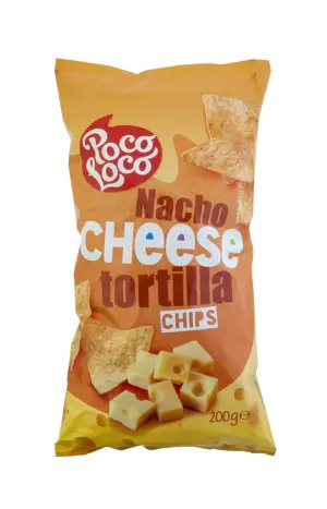Tortilla chips ser.Nacho Cheese 200g Poco Loco p
