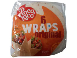 Wraps Original 25cm,6szt,370g Poco Loco