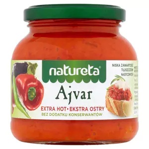 Ajvar ekstra ostry 290g Natureta