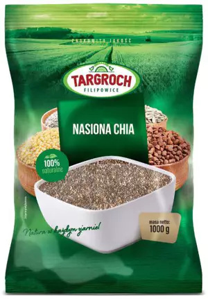 Chia ziarno Flowpack 1kg Targroch Chia ziarno Flowpack 1kg Targroch