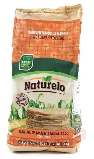 Mąka kukur.Masa Harina Nixtamal.1kg Naturelo