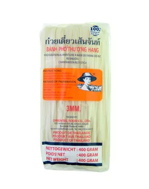 Makaron ryżowy 3mm (roll) 400g Farmer