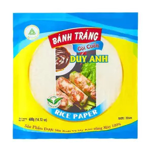 Papier ryżowy kwadrat 22cm, 400g Duy-Anh