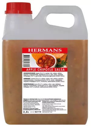Sos Apple Chipotle Salsa 2,5L, Hermans