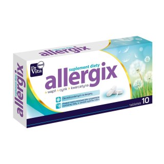 Allergix calcium + kwercetyna + cynk 10 tabletek