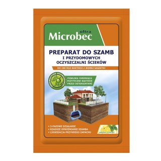 BROS Microbec ULTRA 25g zapach cytryny preparat do szamb