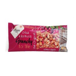 Baton Grunchy orkiszowy z żurawiną 65 g