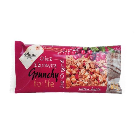 Baton Grunchy orkiszowy z żurawiną 65 g Baton Grunchy orkiszowy z żurawiną 65 g