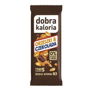 Baton orzeszki i czekolada bez dodatku cukru bez laktozy 35 g