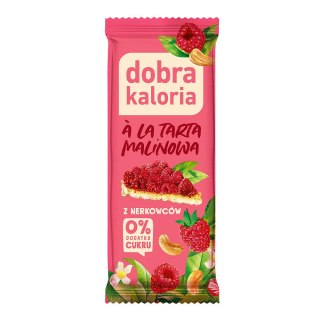 Baton z orzechów nerkowca z malinami bez dodatku cukru bez laktozy 35 g