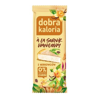 Baton z orzechów nerkowca z wanilią bez dodatku cukru bez laktozy 35 g