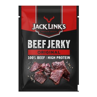 Beef Jerky: Wołowina w kawałkach: suszona i wędzona. Original 25 g