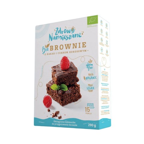 Brownie z kakao i cukrem kokosowym BIO 15 porcji 290 g Brownie z kakao i cukrem kokosowym BIO 15 porcji 290 g
