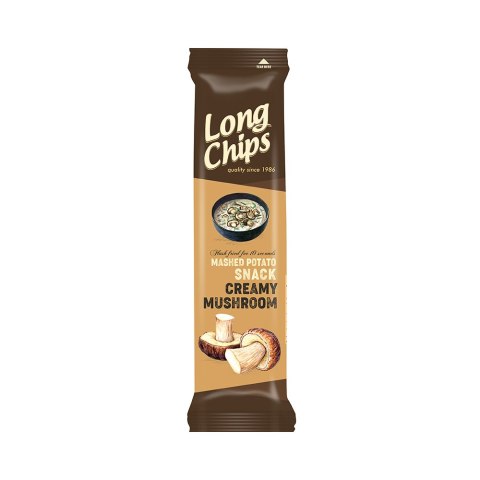 Chipsy ziemniaczane o smaku śmietany i grzybów 75 g Chipsy ziemniaczane o smaku śmietany i grzybów 75 g