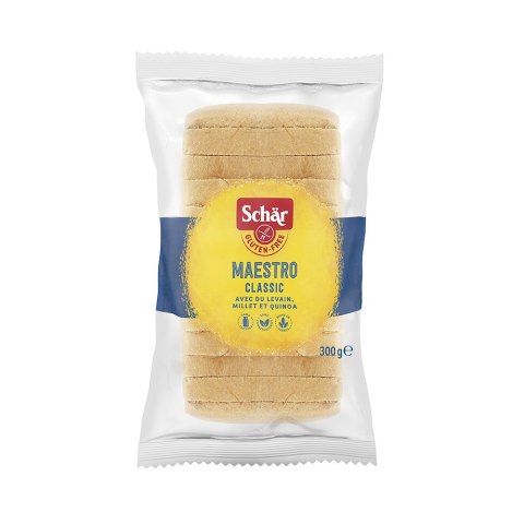 Chleb Maestro Classic biały bezglutenowy 300 g Chleb Maestro Classic biały bezglutenowy 300 g