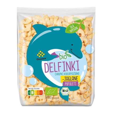 Chrupki kukurydziano-jaglane Delfinki BIO 80 g Chrupki kukurydziano-jaglane Delfinki BIO 80 g