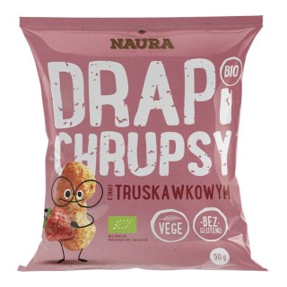 Chrupki o smaku truskawkowym bezglutenowe BIO 50 g