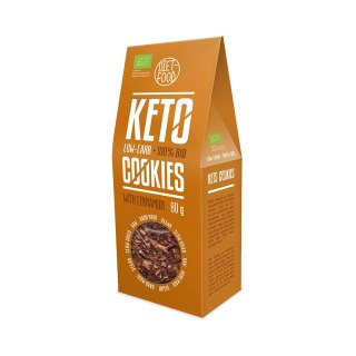 Ciasteczka Keto Cynamon bez laktozy BIO 80 G
