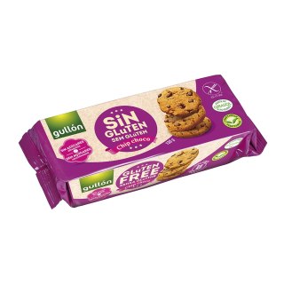 Ciasteczka bezglutenowe z kawałkami czekolady, bez dodatku cukru 130 g