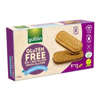 Ciasteczka bezglutenowe z kremem czekoladowym 225 g