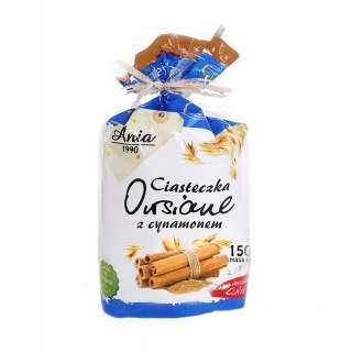 Ciasteczka owsiane z cynamonem bez dodatku cukru 150 g