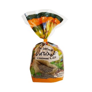 Ciasteczka owsiane z nasionami chia bez dodatku cukru 150 g