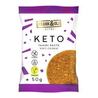 Ciasteczko KETO tahini bezglutenowe bez dodatku cukru 50 g